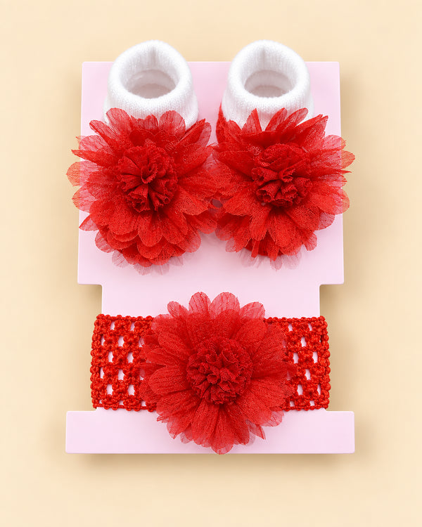 2-Piece Baby Socks & Headband Gift Set