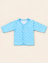 Newborn 5-Piece Fleece Polka Dot Sky Blue Starter Set