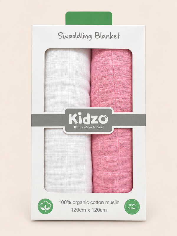 2-Pack Muslin Swaddle Blanket