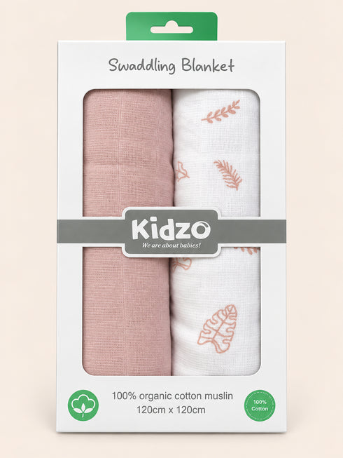 2-Pack Muslin Swaddle Blanket