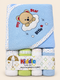 5-Pcs Embroidered Baby Hooded Towel Gift Set