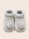 Knitted Baby Booties Gift Set (Beige)
