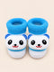 Baby Booties with Cute Cartoon Design & Anti-Slip Sole