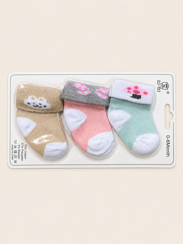 3 Pair Baby Socks Gift Set