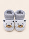 Baby Booties with Cute Cartoon Design & Anti-Slip Sole
