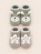 2-Pair Soft Baby Booties Gift Set