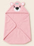 Baby Hooded Wrapping Sheet (Pink)