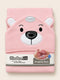 Baby Hooded Wrapping Sheet (Pink)