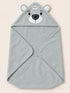 Baby Hooded Wrapping Sheet (Grey)