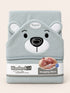 Baby Hooded Wrapping Sheet (Grey)