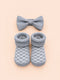 Baby Bow Tie & Socks Gift Set – 2 Pcs