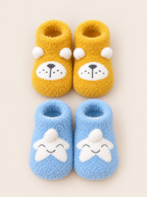 Little Bunny Baby Booties - Pink