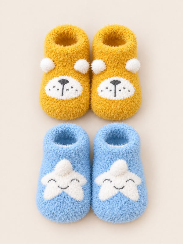 Little Bunny Baby Booties - Pink