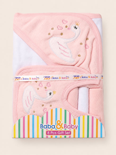 Pink Baba & Baby 8 pcs gift set