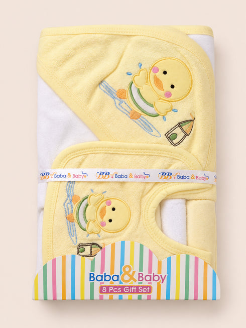 Yellow duck Baba & Baby 8 pcs gift set