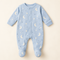 Moon & Stars Baby Sleepsuit - Blue