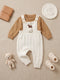 Bunny Appliqué Knitted Dungaree Set